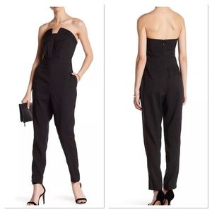 NWT Adelyn Rae Strapless Sweetheart Neck Jumpsuit